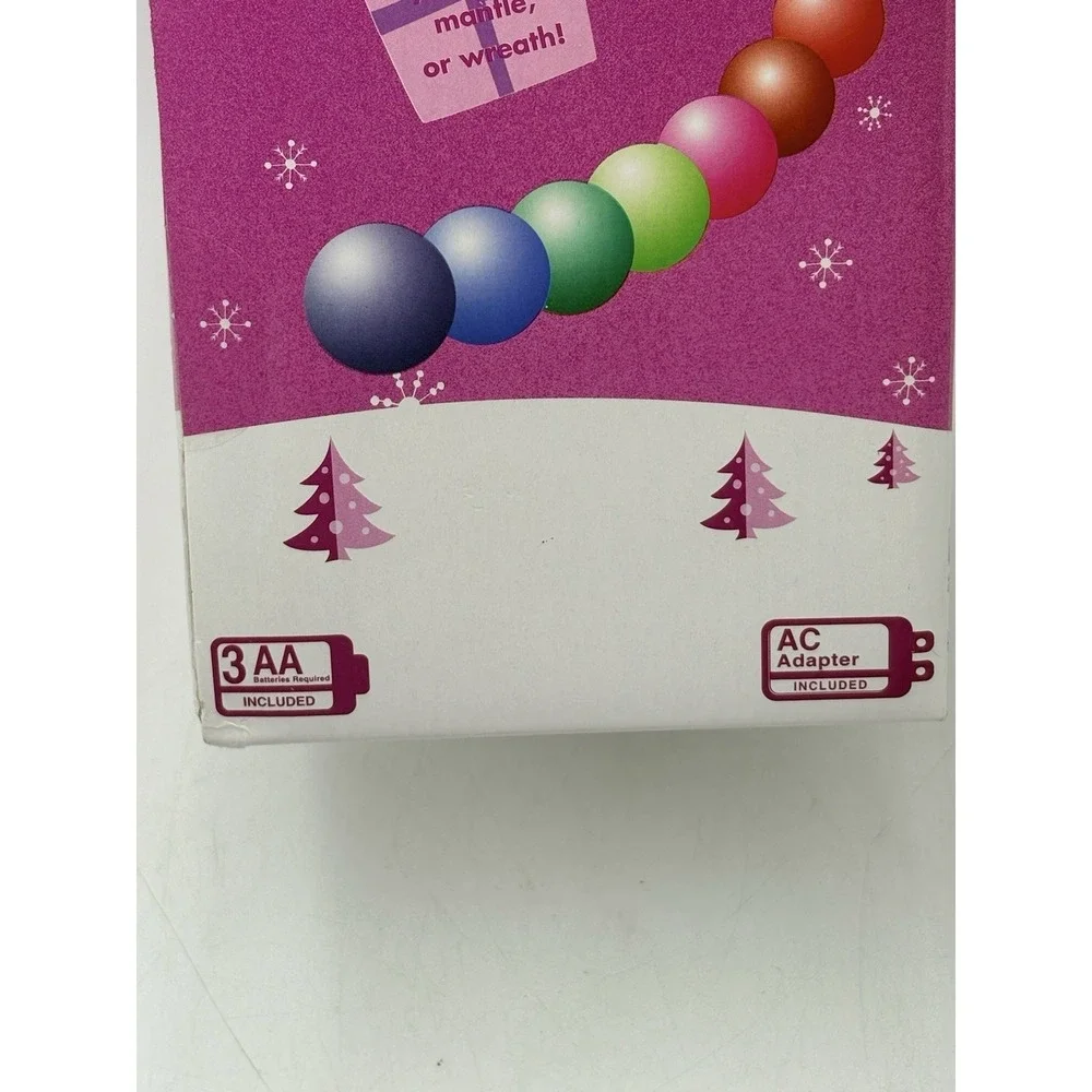 Gemmy Disney OG PRINCESS Color Change String Lights Electric Plug Or Battery VTG